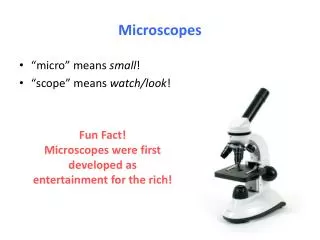 Microscopes