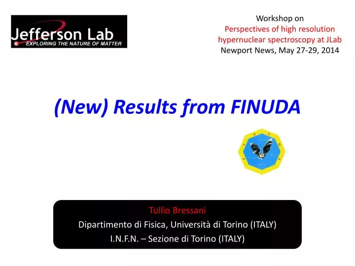 new results from finuda