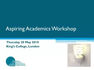 Aspiring Academics Workshop