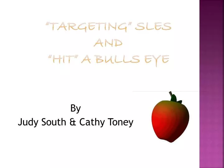 targeting sles and hit a bulls eye