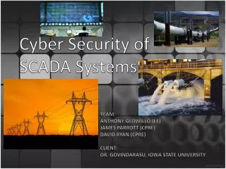 Cyber Security of SCADA Systems