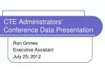 Enhancing CTE Data Collection and Evaluation Strategies in West Virginia - slide 1