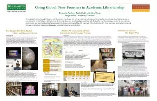Thinking Diversely, Acting Globally International Book Exchange Program