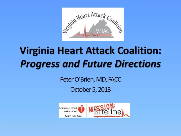 virginia heart attack coalition progress and future directions