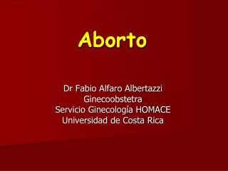 aborto