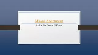 Mkani Apartments AlKhobar