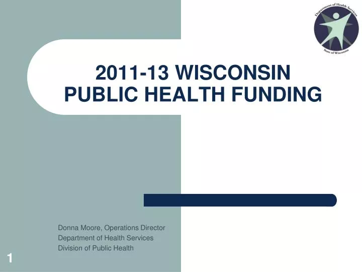 2011 13 wisconsin public health funding