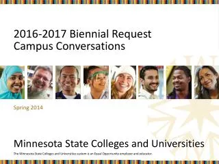 2016-2017 Biennial Request Campus Conversations