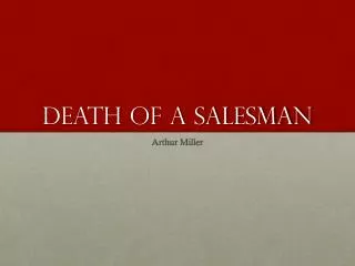 Death of a Salesman