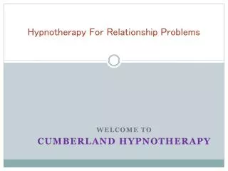 Need Hypnosis For Relationship Problems?