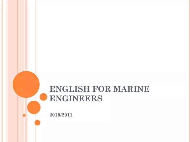 english for marine engineers