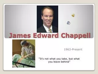 James Edward Chappell