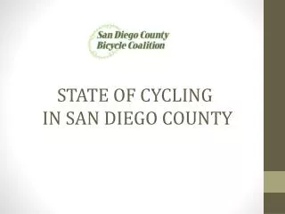 STATE OF CYCLING