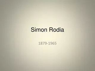 Simon Rodia