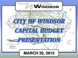 city of windsor capital budget presentation