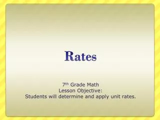 Rates