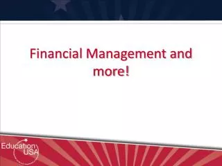 Financial Management and more!