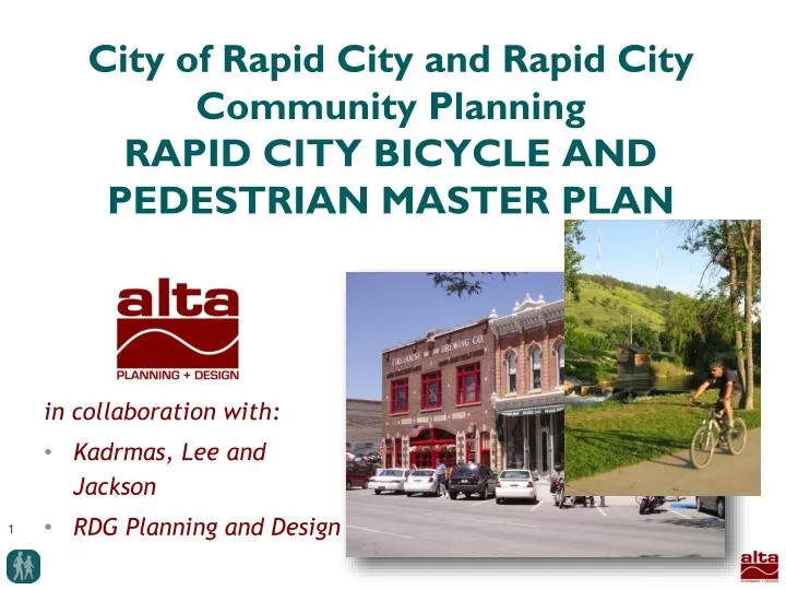 city of rapid city and rapid city community planning rapid city bicycle and pedestrian master plan