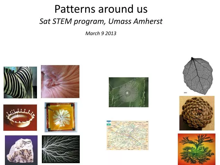 patterns around us sat stem program umass amherst