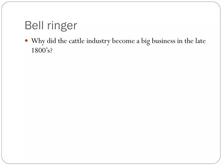 bell ringer