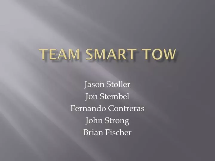 team smart tow