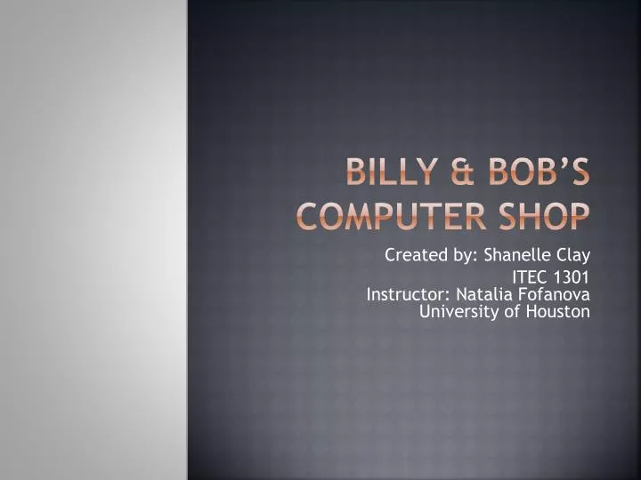 billy bob s computer shop