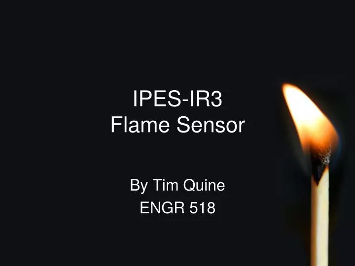 ipes ir3 flame sensor