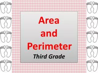 Area and Perimeter Third Grade