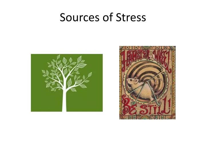 sources of stress