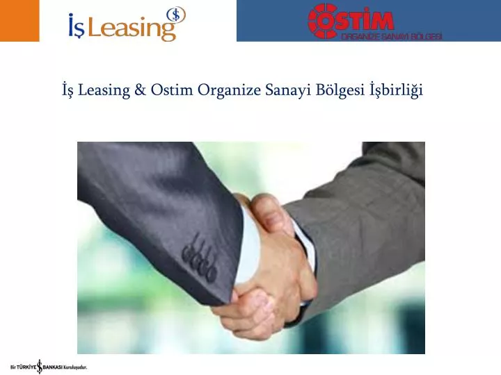 leasing ostim organize sanayi b lgesi birli i