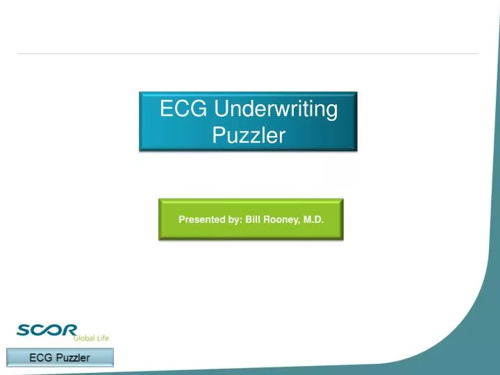 ecg underwriting puzzler