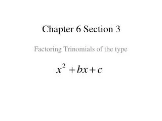 chapter 6 section 3