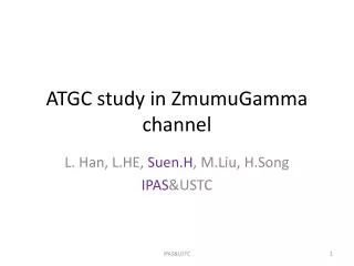 ATGC study in ZmumuGamma channel