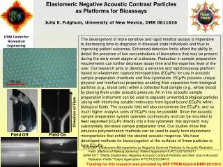 Elastomeric Negative Acoustic Contrast Particles as Platforms for Bioassays