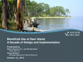 Beneficial Use at Deer Island A Decade of Design and Implementation