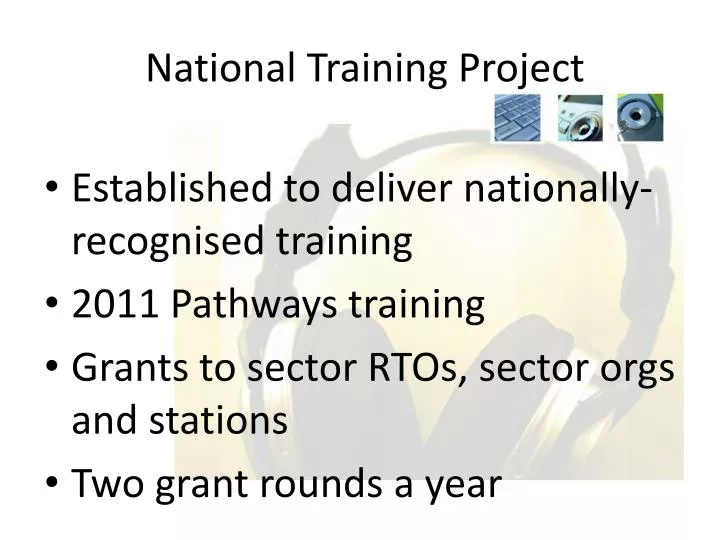 national training project