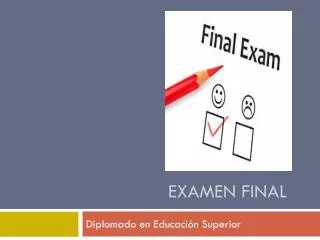 examen final