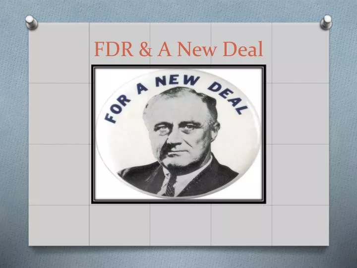 fdr a new deal