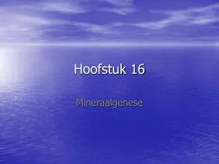 hoofstuk 16