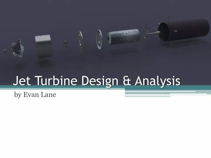 jet turbine design analysis