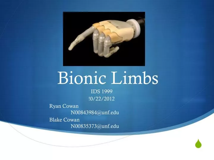 bionic limbs