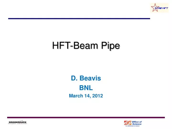 hft beam pipe