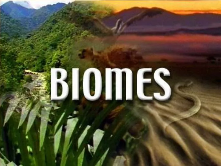 ch 6 biomes