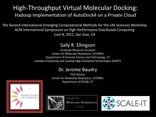 High-Throughput Virtual Molecular Docking: Hadoop Implementation of AutoDock4 on a Private Cloud