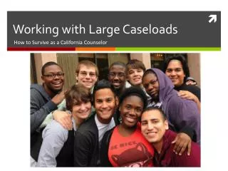 Working with Large Caseloads