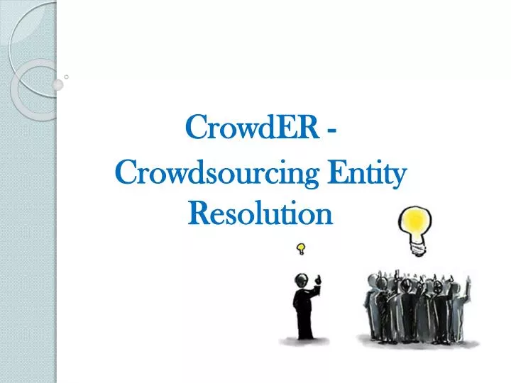 crowder crowdsourcing entity resolution