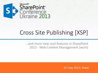 Cross Site Publishing [XSP]