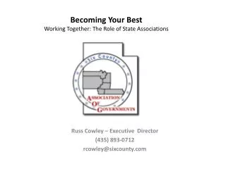 Becoming Your Best Working Together: The Role of State Associations