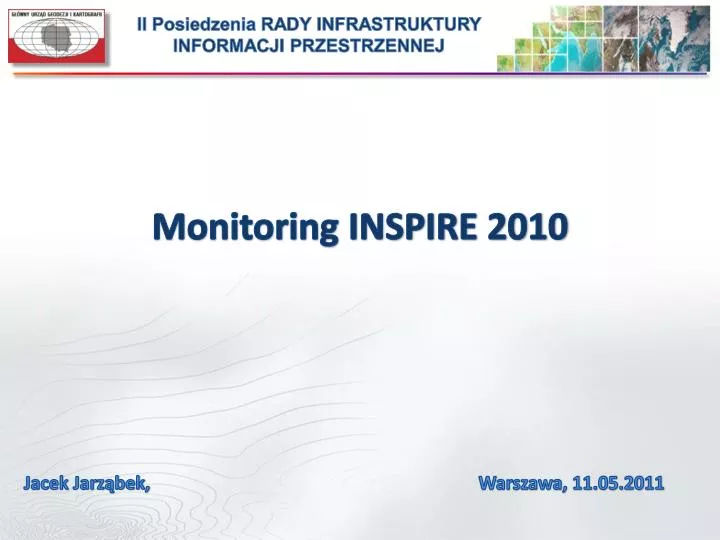 monitoring inspire 2010