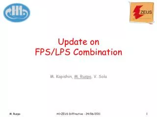 Update on FPS/LPS Combination